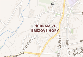 Libušina v obci Příbram - mapa ulice
