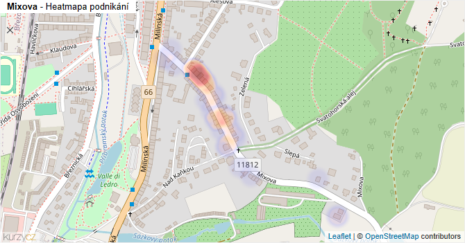 Mixova - mapa podnikání