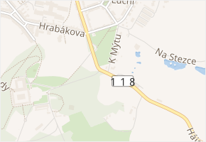 Mýto v obci Příbram - mapa ulice