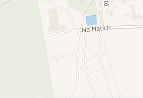 Na Hatích v obci Příbram - mapa ulice