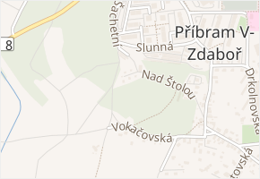 Nad Štolou v obci Příbram - mapa ulice