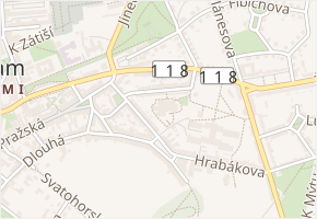 Ondrákova v obci Příbram - mapa ulice