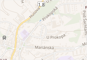Pahorková v obci Příbram - mapa ulice