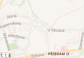Pod Hvězdárnou v obci Příbram - mapa ulice