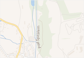 Pod Špitálem v obci Příbram - mapa ulice