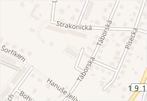 Strakonická v obci Příbram - mapa ulice