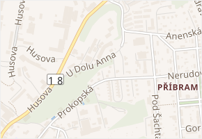 U Dolu Anna v obci Příbram - mapa ulice