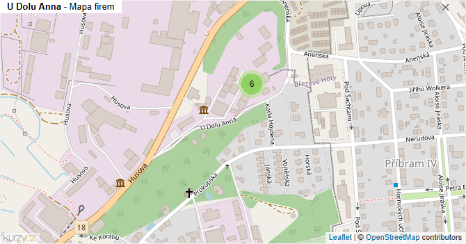U Dolu Anna - mapa firem