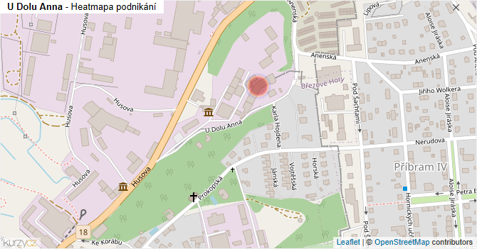 U Dolu Anna - mapa podnikání