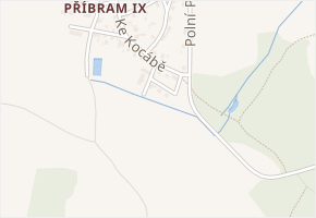 U Lesa v obci Příbram - mapa ulice