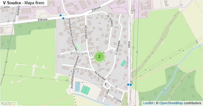 V Soudce - mapa firem