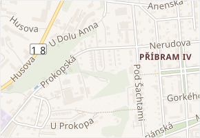 Vojtěšská v obci Příbram - mapa ulice