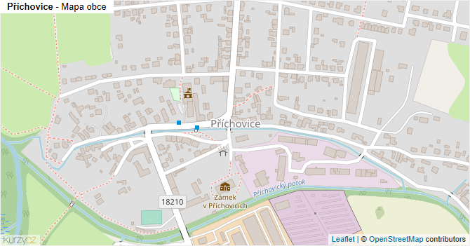 Příchovice - mapa obce