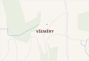 Všeměry v obci Přídolí - mapa ulice