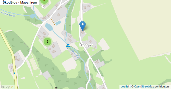Škodějov - mapa firem