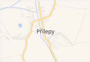 Přílepy v obci Přílepy - mapa části obce