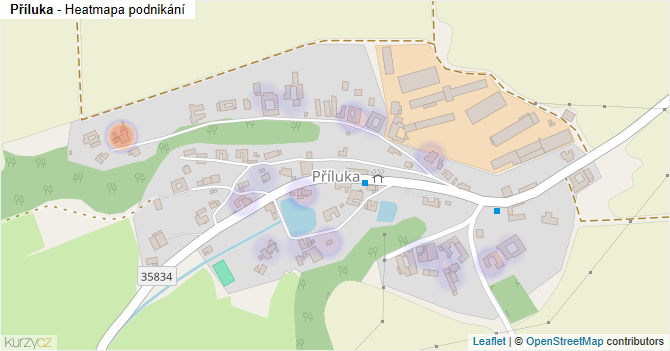 Příluka - mapa podnikání