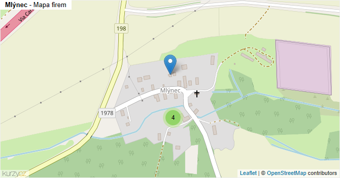 Mlýnec - mapa firem