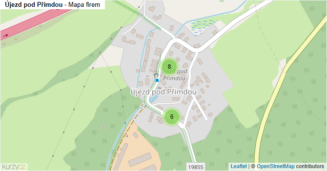 Újezd pod Přimdou - mapa firem