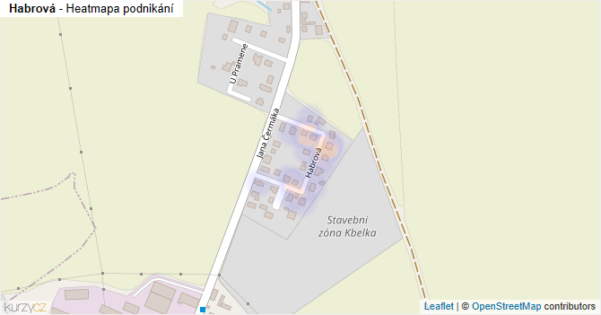 Habrová - mapa podnikání