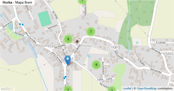 Horka - mapa firem