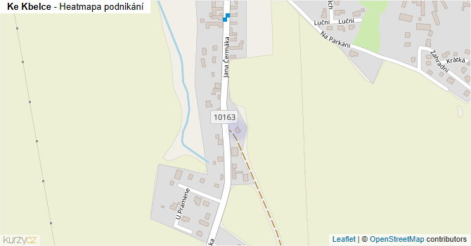 Ke Kbelce - mapa podnikání