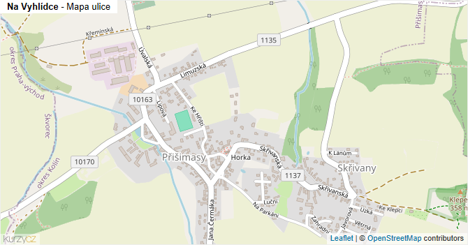 Na Vyhlídce - mapa ulice