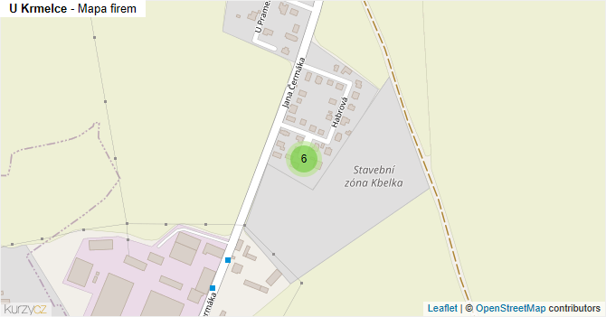 U Krmelce - mapa firem