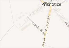 Nová v obci Přísnotice - mapa ulice