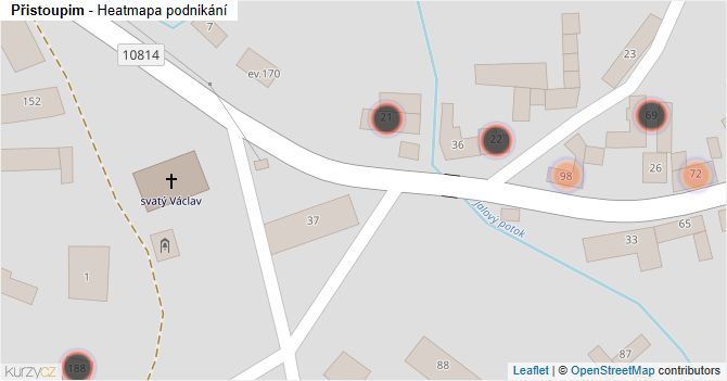 Přistoupim - mapa podnikání