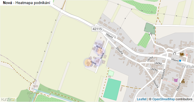 Nová - mapa podnikání