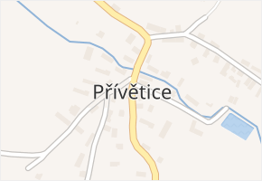 Přívětice v obci Přívětice - mapa části obce