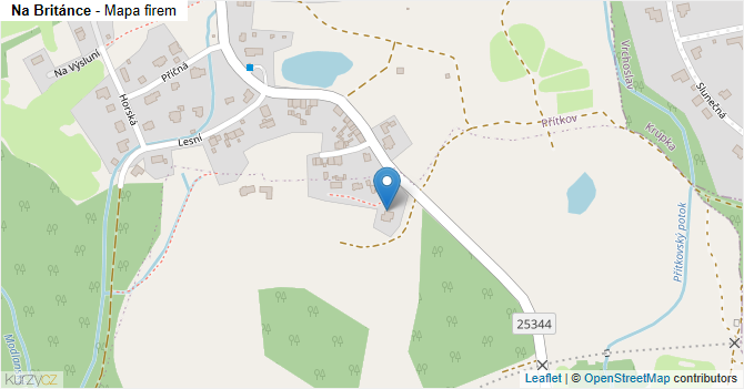 Na Británce - mapa firem