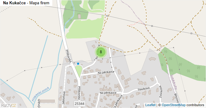 Na Kukačce - mapa firem