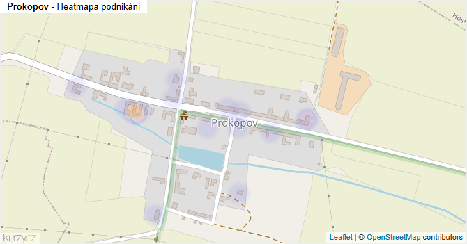 Prokopov - mapa podnikání