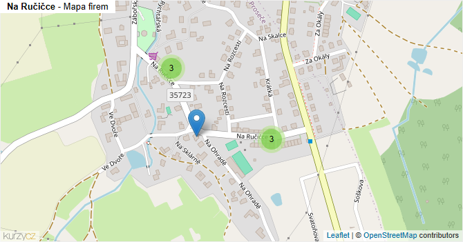 Na Ručičce - mapa firem