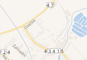 Cukrovarská v obci Prosenice - mapa ulice