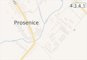 Ke Mlýnu v obci Prosenice - mapa ulice
