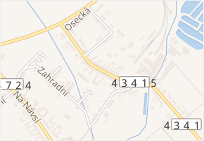 Maloprosenská v obci Prosenice - mapa ulice