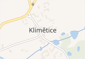 Klimětice v obci Prosenická Lhota - mapa části obce