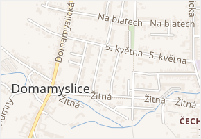 Borová v obci Prostějov - mapa ulice
