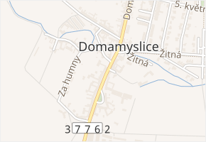 Domamyslická v obci Prostějov - mapa ulice