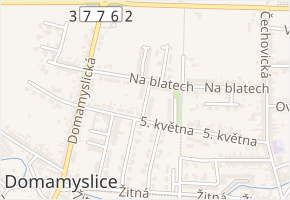 Družební v obci Prostějov - mapa ulice