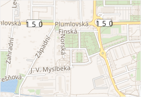 Francouzská v obci Prostějov - mapa ulice