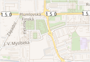 Holandská v obci Prostějov - mapa ulice