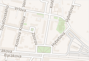 Jana Kuchaře v obci Prostějov - mapa ulice