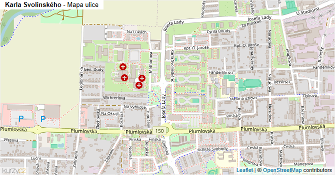 Karla Svolinského - mapa ulice