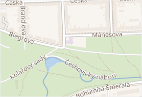 Kolářovy sady v obci Prostějov - mapa ulice