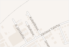 Kubelíkova v obci Prostějov - mapa ulice