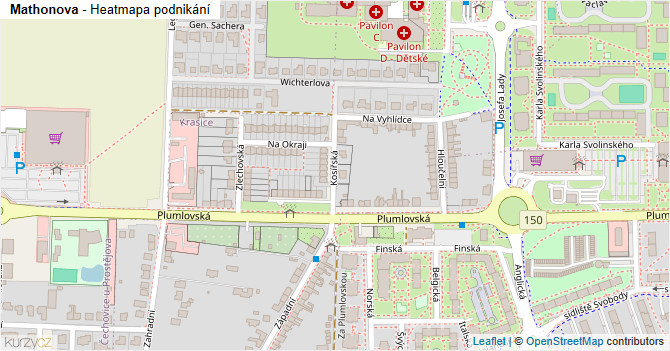 Mathonova - mapa podnikání